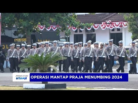 POLDA KEP. BABEL LAKSANAKAN APEL GELAR PASUKAN OPERASI MANTAP PRAJA MENUMBING 2024