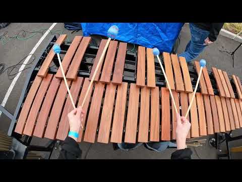 Skyview High School Winter Percussion 2022: Mackenzie Quan - Center Marimba Cam