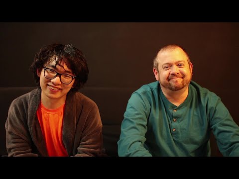 Interviewing Ian & Billy after Filming in Esperanto