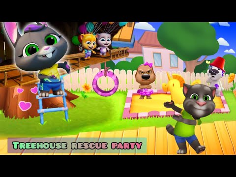 Treehouse Rescue Party - Talking Tom Shorts | Kids Smiley | Cartoons for Kids