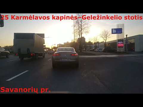 Kauno autobusai 25 Karmėlavos kapinės–Geležinkelio stotis Temsa Avenue LF12