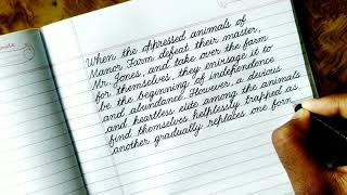 |Best Cursive writing | English handwriting| Beautiful handwriting| Rahul Ryachand| Super clean|