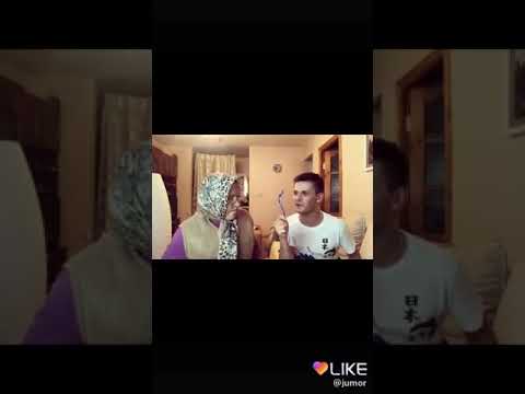 Бабушка и Пикачу.