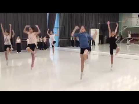 Beg Jazz Dance Combination at Eifman Dance Academy/Russia