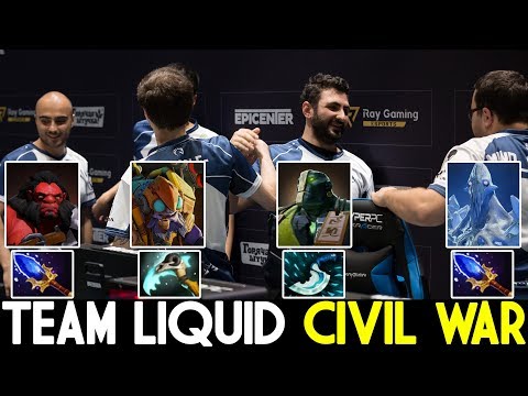 W33 GH vs KUROKY MIND_CONTROL Team Liquid Civil War in Rank China Server 7.22 Dota 2