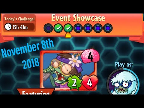 PvZ Heroes - Event Showcase - November 8th 2018 - Daily Challenge Solution (Day 3)