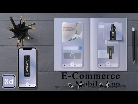 E commerce Mobile App Design, UI/UX Design ( Adobe xd, prototype, Export )