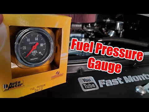 How to install an Autometer \"Mechanical\" Fuel Pressure Gauge, Part 3