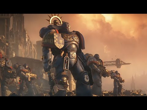 TOTAL WAR WARHAMMER 40K Ultramarines vs Orks Cinematic Trailer