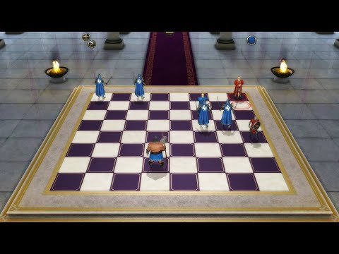 4K  Battle chess games of kings I Four Knight