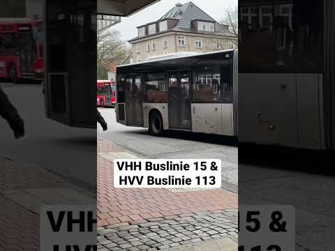 HVV/VHH Buslinien 15&112 am Bahnhof Altona