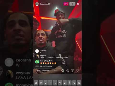 Bandmanrill x Sha EK Live Snippet 🔥🔥🔥 #bandmanrill #shaek #newjersey #bronxdrill