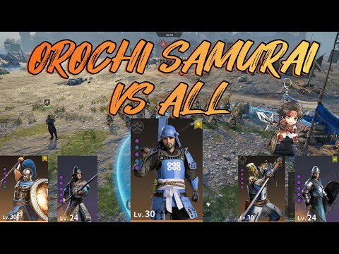 OROCHI SAMURAI VS ALL-1V1 TESTING TIME