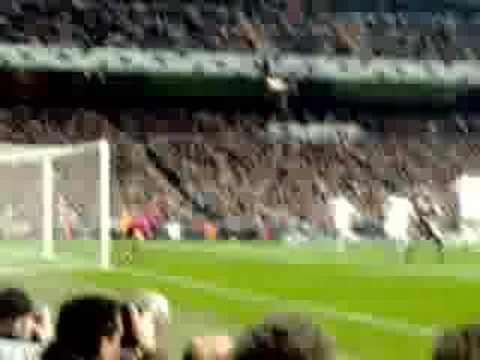 Gol de Guti con el Real Madrid contra el O. de Lyon