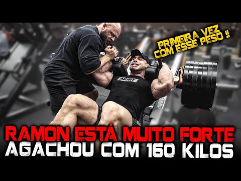 RAMON ESTÁ CADA VEZ MAIS FORTE - RECORDE DE PESO
