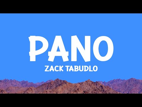 Zack Tabudlo - Pano (Lyrics)