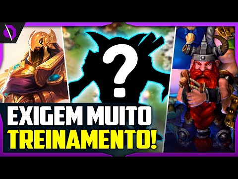 OS 5 PERSONAGENS MAIS DIFÍCEIS de todos os MOBA's