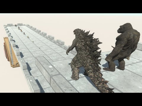 Godzilla and King Kong Death Fall v2 - Animal Revolt Battle Simulator