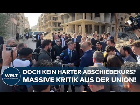 ZOFF IN DER UNION: Johann Wadephul kritisiert Rückkehr syrischer Flüchtlinge