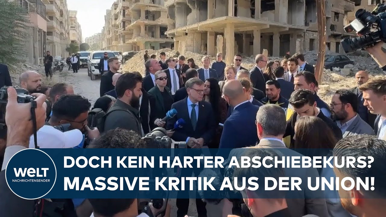 ZOFF IN DER UNION: Johann Wadephul kritisiert Rückkehr syrischer Flüchtlinge