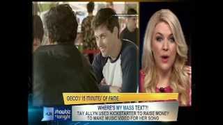 Tay Allyn "Mass Text" on Showbiz Tonight