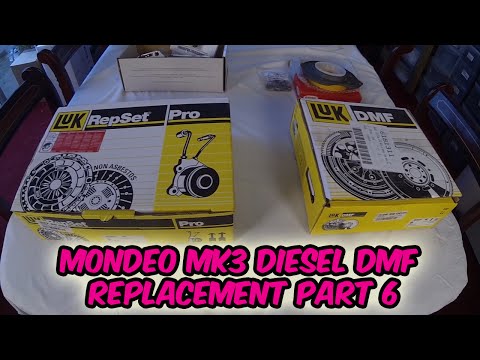 Part 6 Ford Mondeo Mk 3 Dual Mass Flywheel Failure Diesel LUK Replacement Install Gearbox