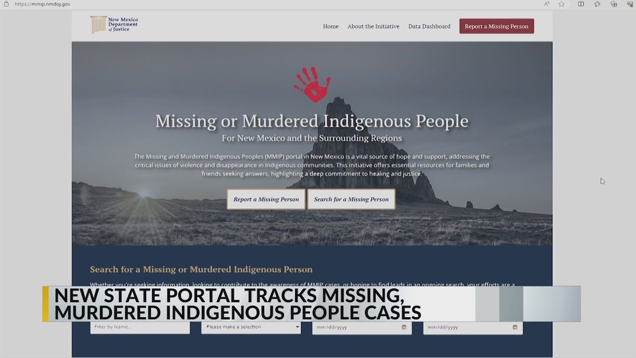 New Mexico launches real-time data portal for missing and murdered Indigenous people