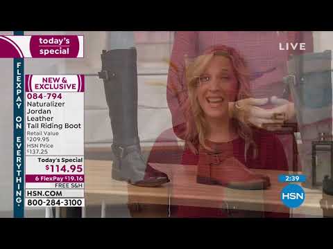 Naturalizer Jordan Leather Tall Riding Boot