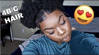 Two Puffs Space Buns On Short Type 4b C Natural Hair Day 4 Twists