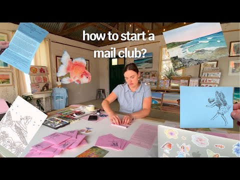 everything I did to start my mail club ✩ (+how you can too)
