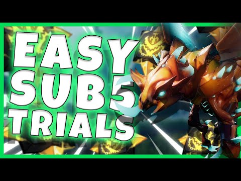 Dauntless Kharabak trials - EASIEST sub 5 build and guide