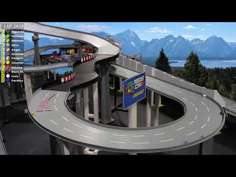 Glasscar Race 7 - Highlights - Marble Race by Fubeca Marble runs