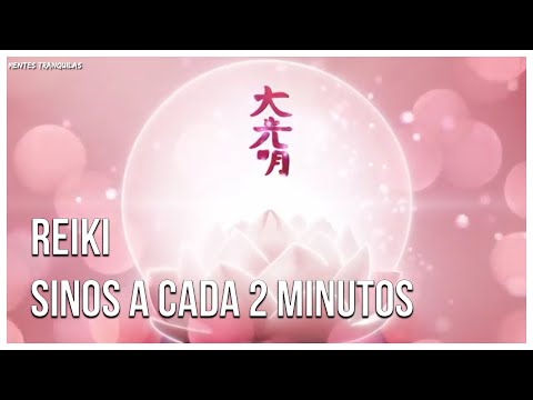 MÚSICA REIKI 2 MINUTOS COM SINO, ENERGIA DE CURA, EQUILIBRA OS CHAKRAS.