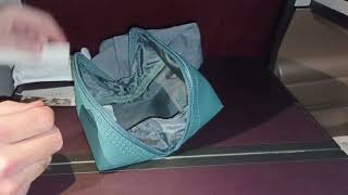 QSUITE flight from Adelaide to Doha: Seat Hack for tall people and the ULTIMATE amenity kit upgrade