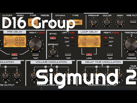 Sigmund 2 Delay by D16 Group Audio Software