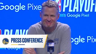 Warriors Talk | Steve Kerr on Stephen Curry's Injury Status, Game Plan for Game 1 – April 15, 2022