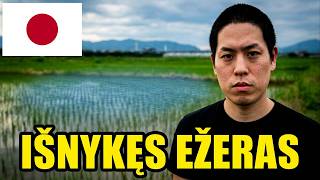 Didžiausias ežeras išnyko iš Japonijos miesto