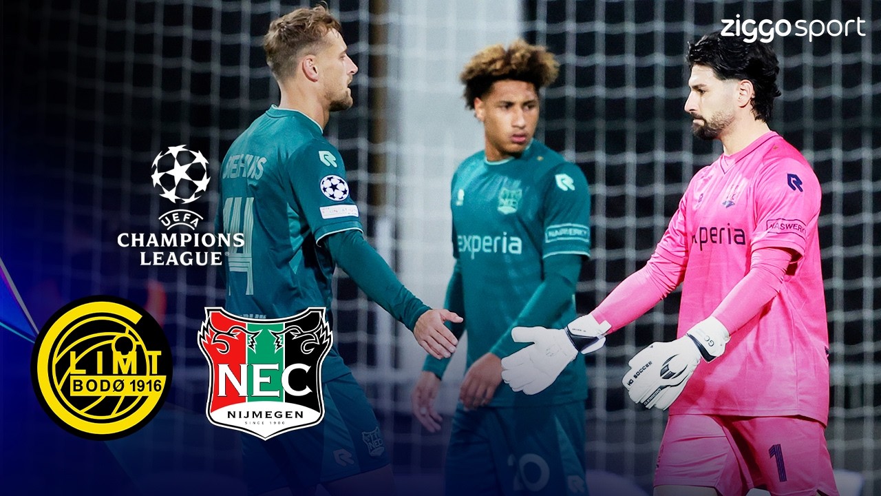 NEE TOCH! HET GAAT NA PAAR MINUTEN HELEMAAL MIS!!!🟥🤯 | Bodø/Glimt vs N.E.C. | Champions League 26/27
