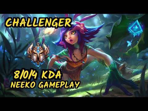 GEN.G Roach (NEEKO) vs AATROX - 8/0/4 KDA TOP CHALLENGER GAMEPLAY - KR