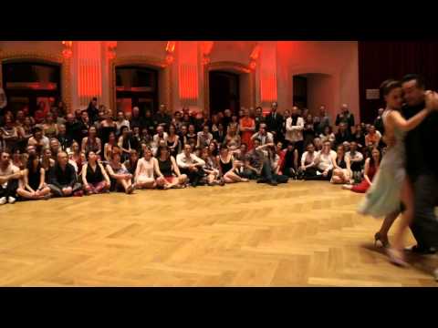  Juana Sepulveda  and  Mariano Frumboli  are  dancing  to  the  milonga  "  Milonga Criolla  "  by  Francisco Canaro  in  2015