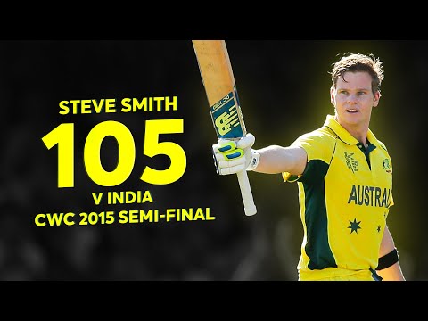 Steve Smith's superb semi-final hundred against India | CWC 2015