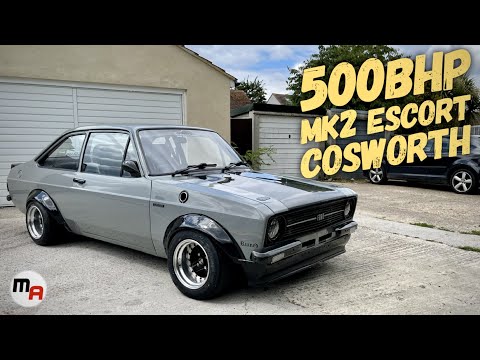 MENTAL 500BHP MK2 FORD ESCORT COSWORTH - DRIVEN LIKE ITS STOLEN