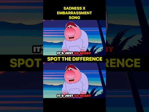 SPOT THE DIFFERENCE! Sadness X Embarrassment Song🎶 (Inside Out 2 Theme Song) #shorts