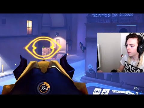 "BRO I HATE THIS SKIN" - CODEY REACTS TO NEW ASHE SKIN! [ OVERWATCH SEASON 18 HALLOWEEN ]