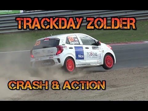 Best of Trackday Zolder! Crash, Spins and action!