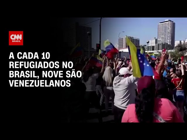 Nove em cada 10 refugiados no Brasil são venezuelanos, segundo levantamento da CNN | AGORA CNN
