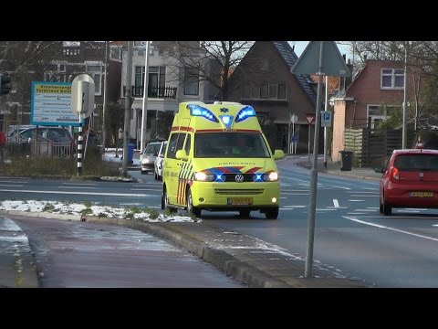 A1, Silverline Ambulance 02-133 Franeker naar het Medisch Centrum Leeuwarden