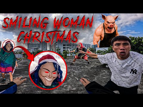 SMILING WOMAN REAL LIFE ESCAPE 62.0 | Horror Parkour Pov Short | Bubbles 3Run