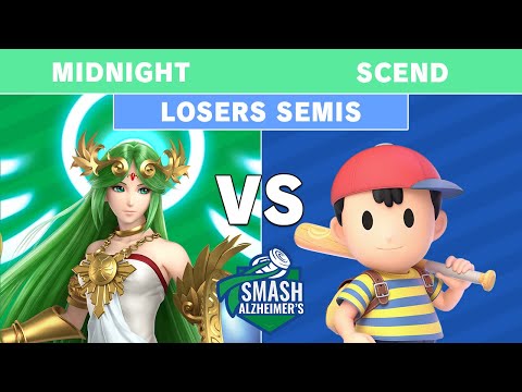 Smash Alzheimer's Invitational - Midnight (Palutena) Vs. Scend (Ness) - Losers Semis