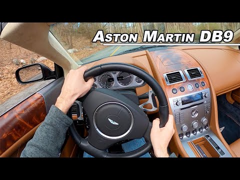 2007 Aston Martin DB9 Volante - V12 Top Down Drive Therapy (POV Binaural Audio)